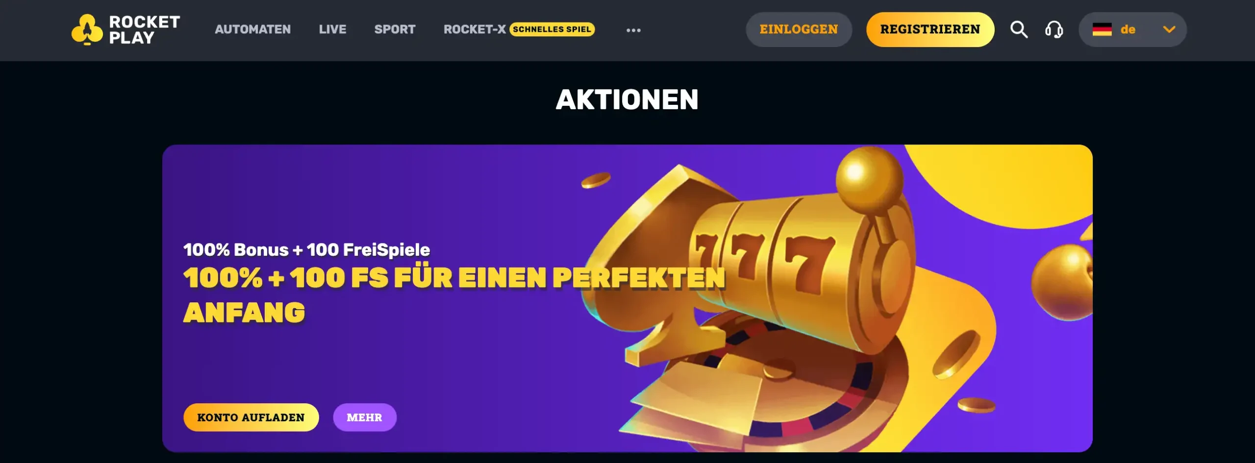 Boni im RocketPlay Casino