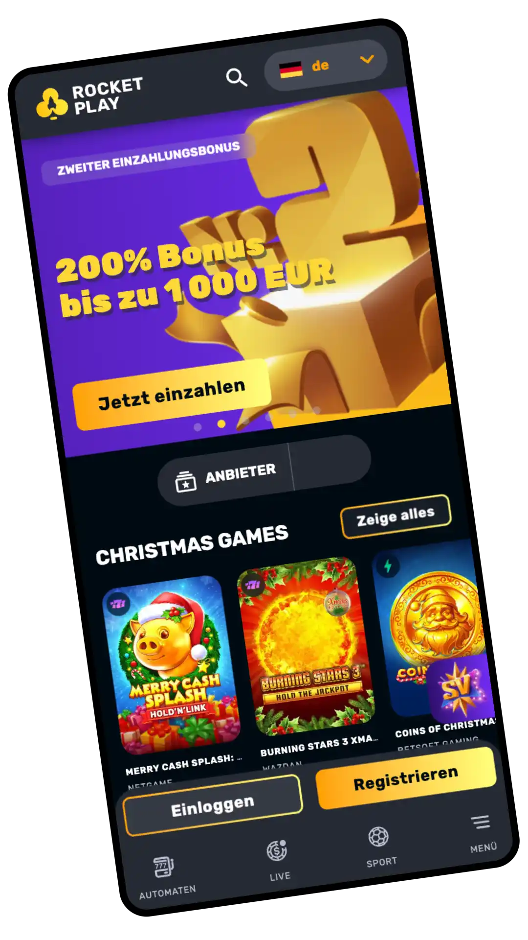 rocketplay casino signup