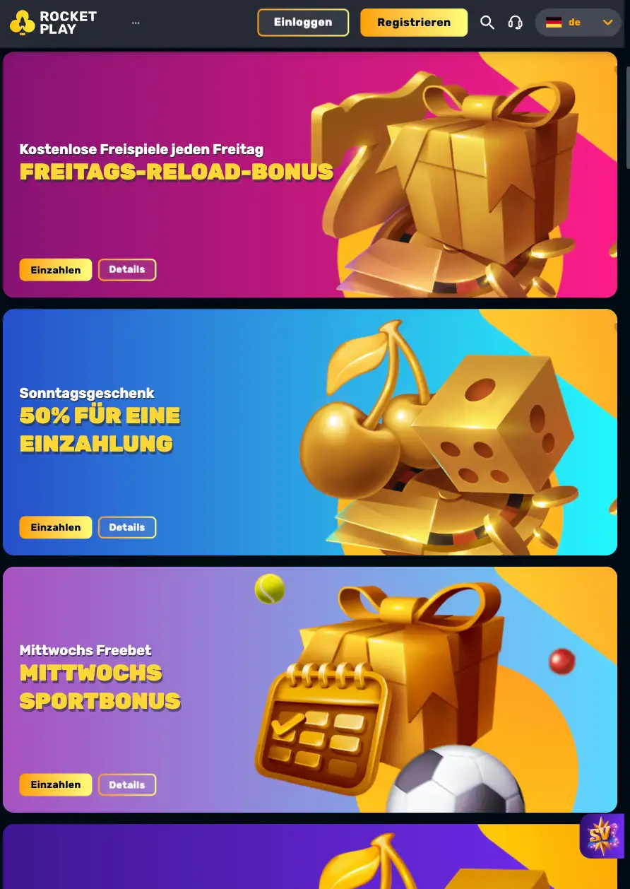 rocketplay casino sign up bonus